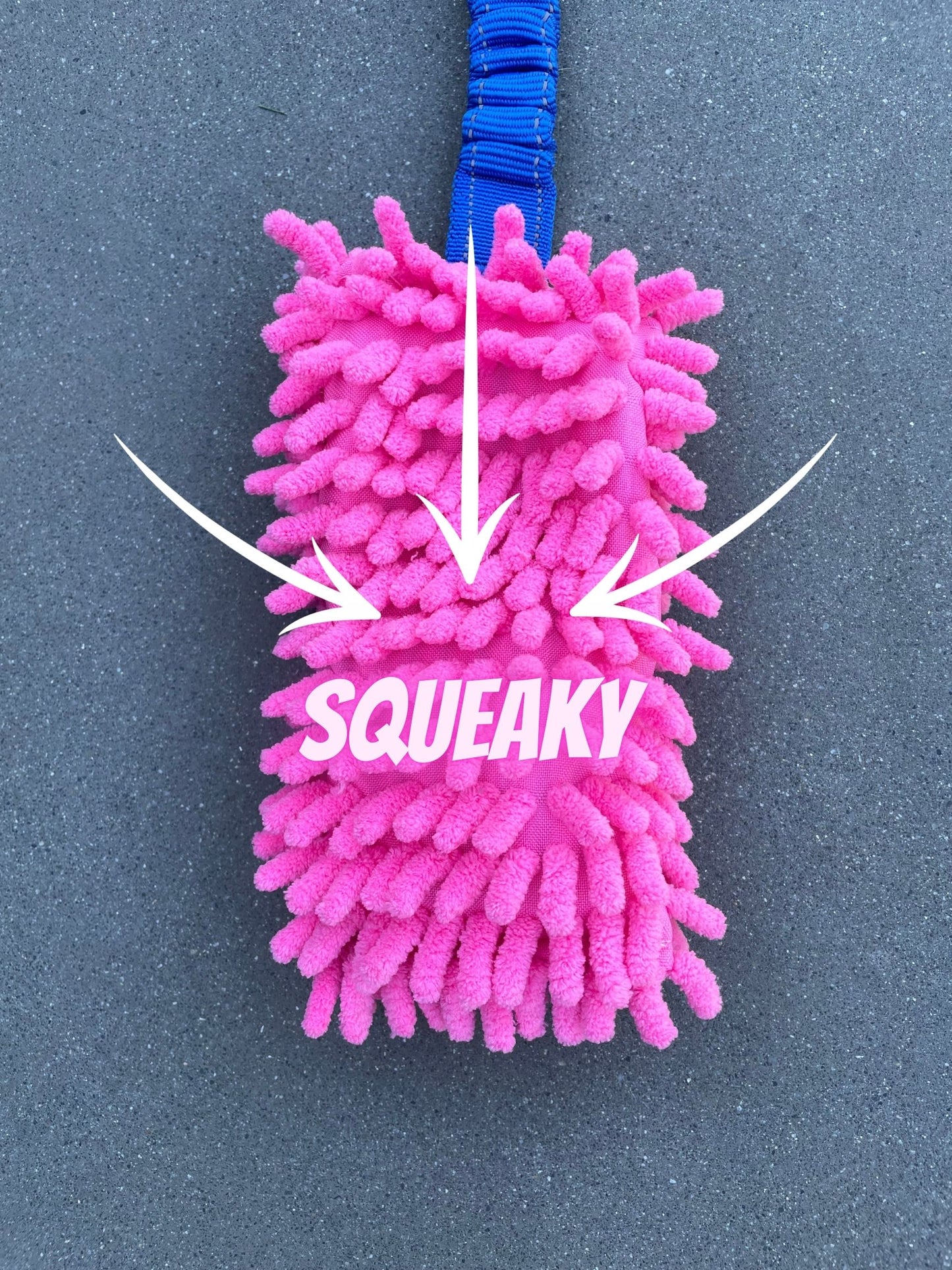 TugATon™️ Squeaky Moppy Dog Toy